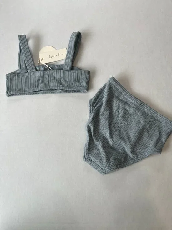 Girl - 2-3Y - NWT Rylee + Cru Brently Blue Bikini - Picture 2 of 5